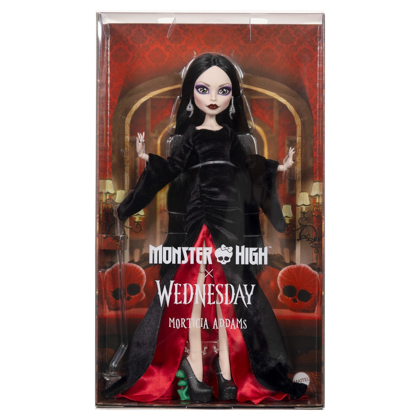 Monster High Wednesday Morticia Addams Skullector Doll